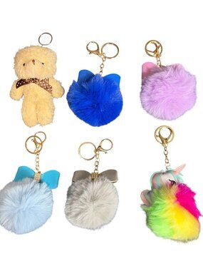 BAG CHARM KEY CHAINS PICK ONE